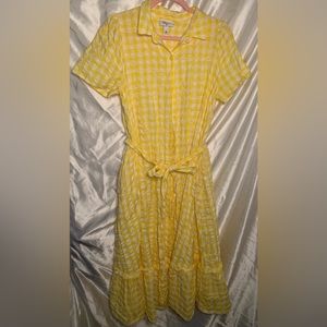 Gingham Lisa Marie Fernandez button down dress